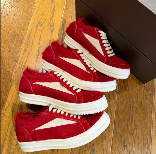 TEMPLE SUEDE VINTAGE SNEAKS LOW "CARNELIAN MILK"