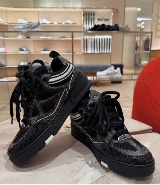 LOUIS VUITTON LV SKATE SNEAKER BLACK & WHITE